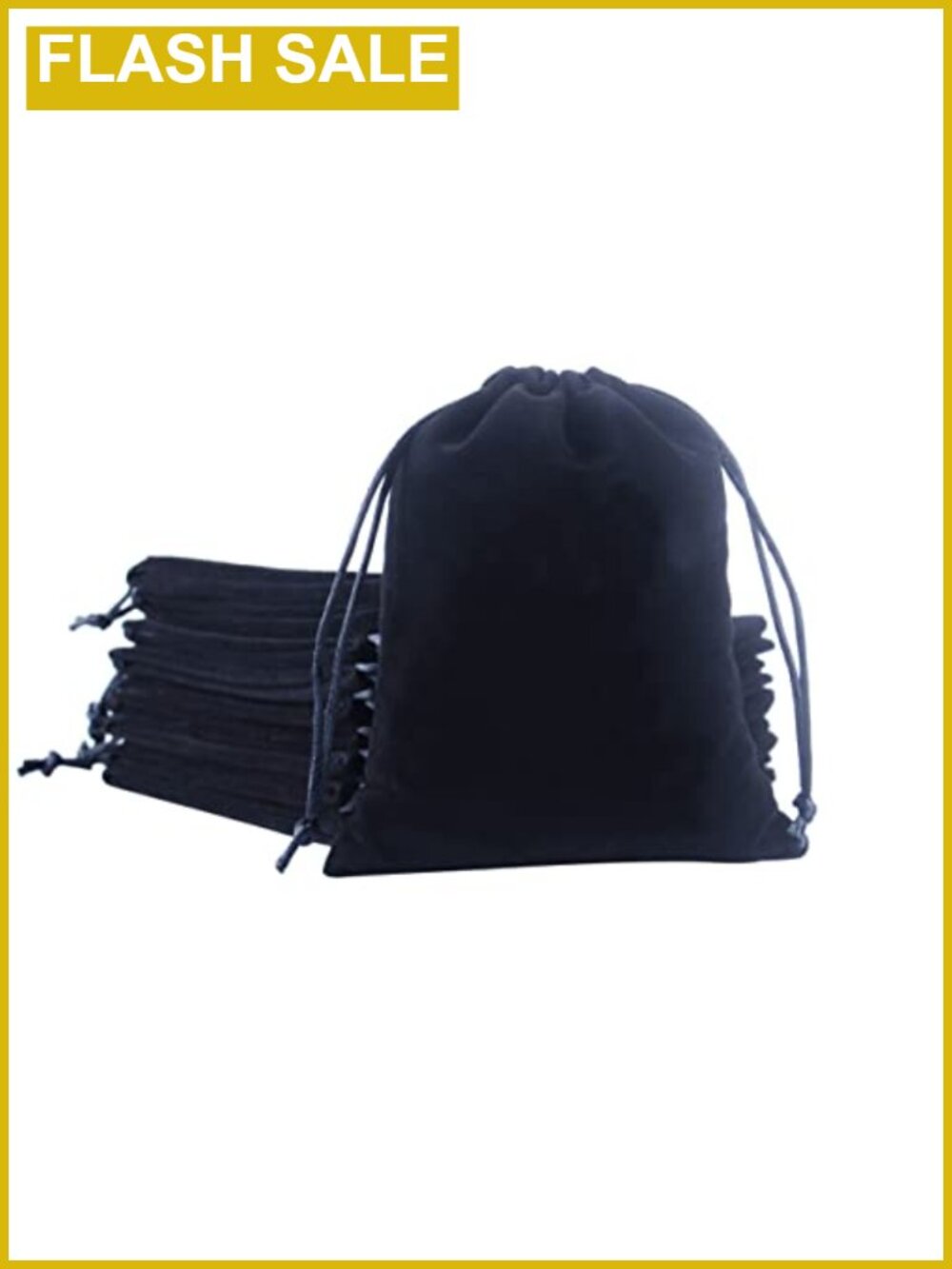 Velvet Drawstring Gift Pouches 20-Pack Jewelry Storage Bags with Satin Cord